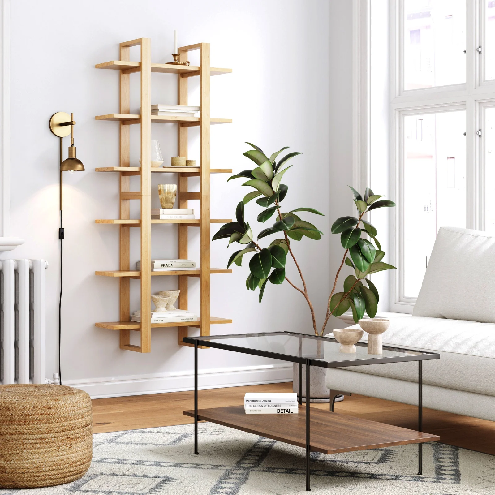 Organize as prateleiras para se encaixar no seu espaço. Adicione prateleiras sempre que necessário para expandir conform